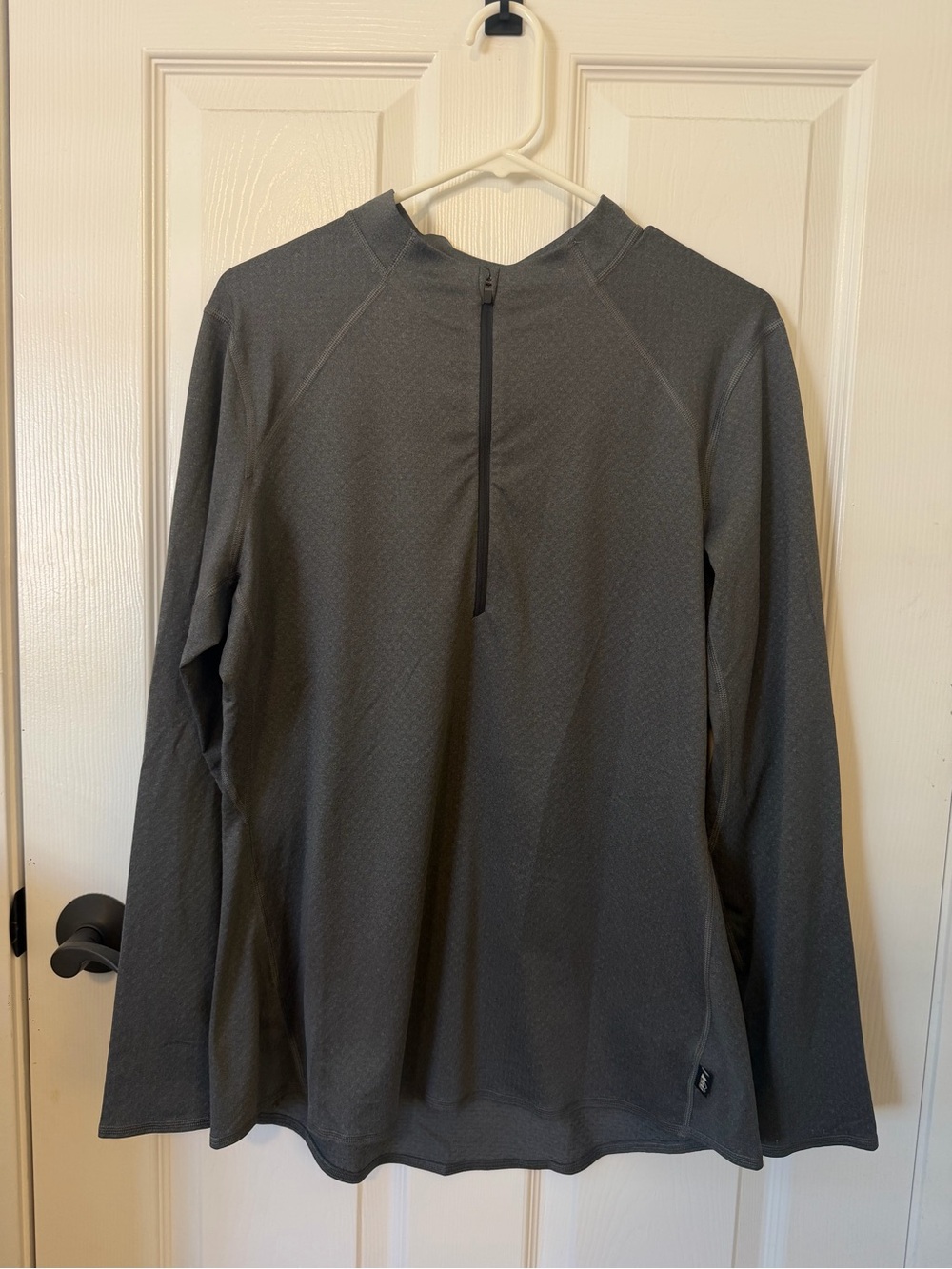 REI Long-Sleeve Half-Zip in Charcoal Gray
